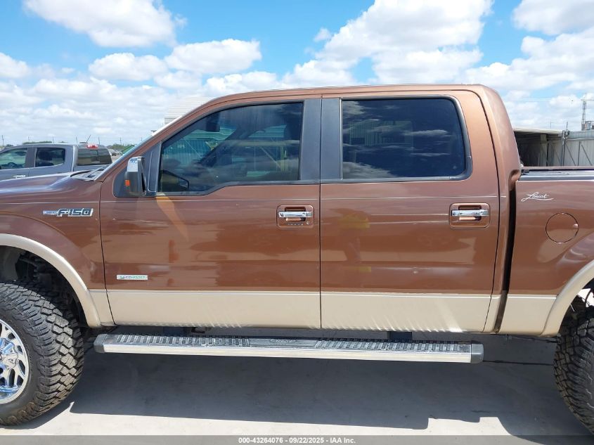 2011 Ford F-150 Lariat VIN: 1FTFW1ET7BFB55274 Lot: 43264076