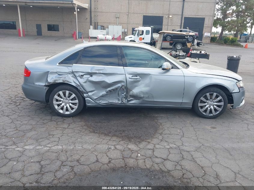 2010 Audi A4 2.0T Premium VIN: WAUEFAFL7AN032148 Lot: 43264128