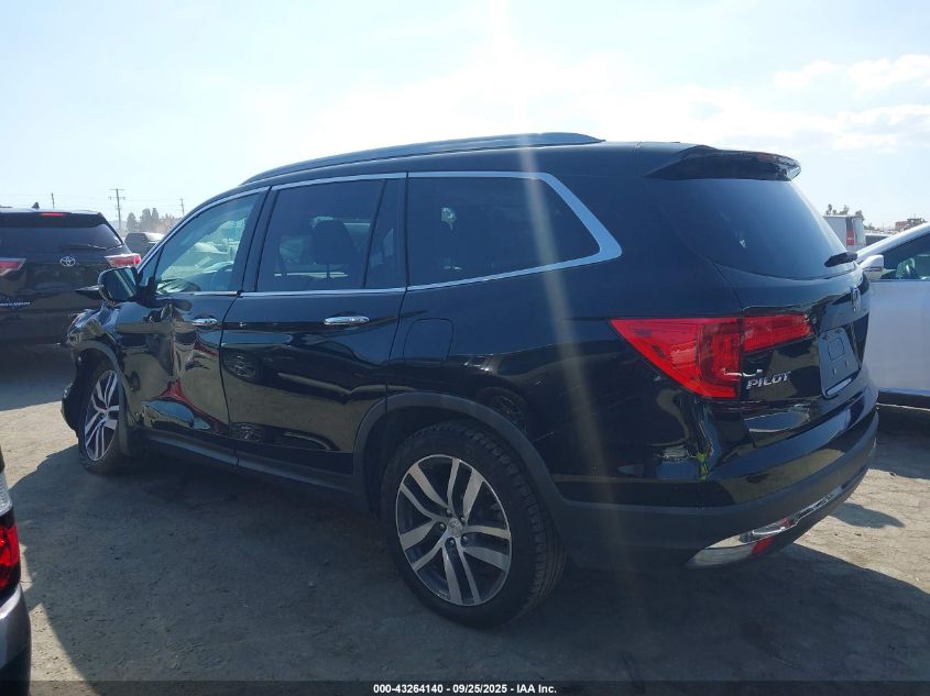2018 Honda Pilot Elite VIN: 5FNYF6H0XJB060749 Lot: 43264140