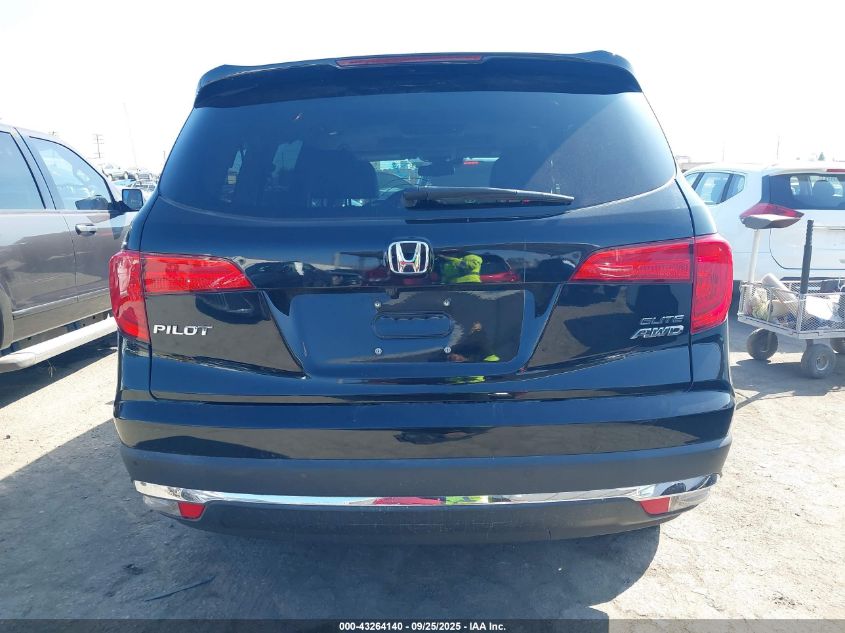 2018 Honda Pilot Elite VIN: 5FNYF6H0XJB060749 Lot: 43264140