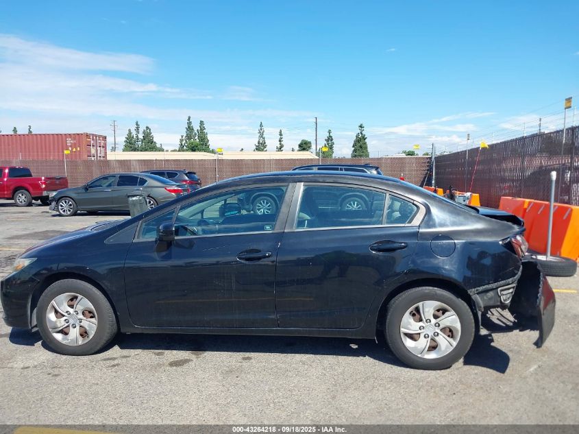 2014 Honda Civic Lx VIN: 19XFB2F51EE250381 Lot: 43264218