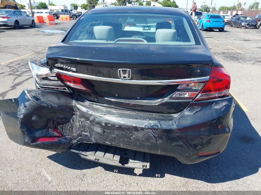 2014 Honda Civic Lx VIN: 19XFB2F51EE250381 Lot: 43264218