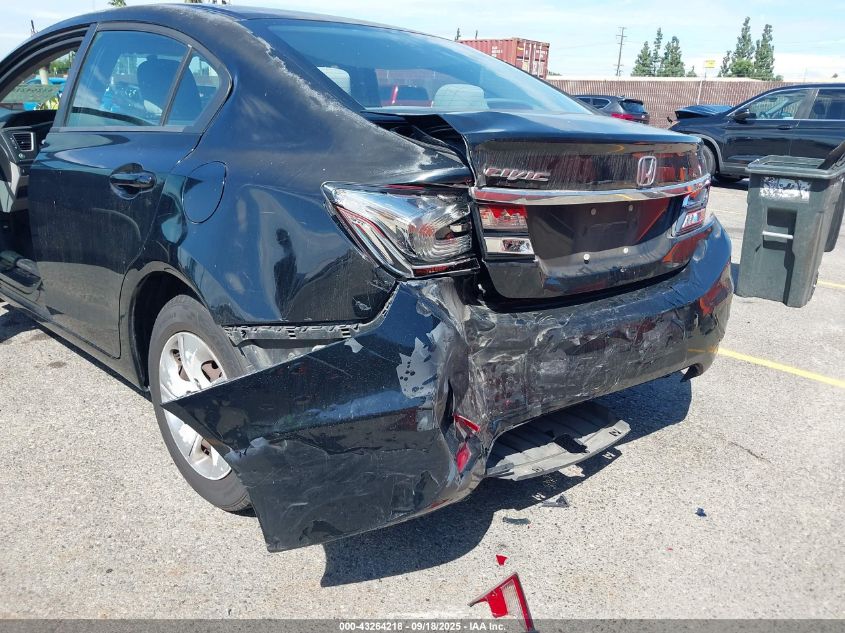 2014 Honda Civic Lx VIN: 19XFB2F51EE250381 Lot: 43264218