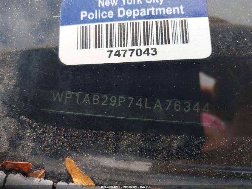 WP1AB29P74LA76344 2004 PORSCHE CAYENNE photo no. 11