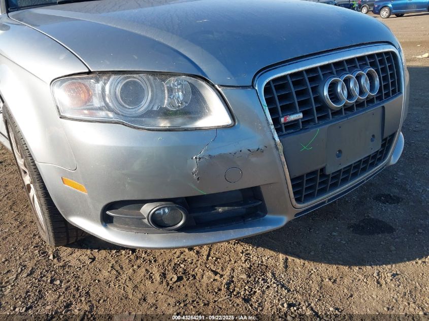 2008 Audi A4 2.0T/2.0T Avant Special Edition VIN: WAUKF78E48A167741 Lot: 43264291