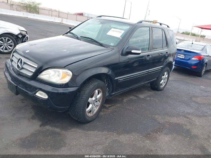 2003 Mercedes-Benz Ml 350 black other gasoline 4JGAB57E43A454887 photo #3