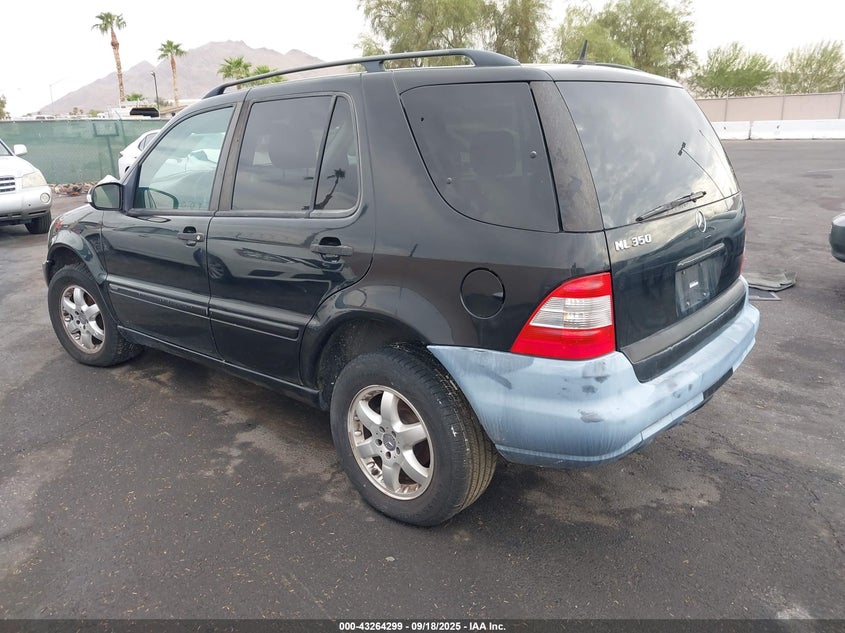 2003 Mercedes-Benz Ml 350 black other gasoline 4JGAB57E43A454887 photo #4