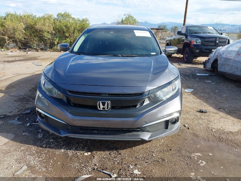 2019 Honda Civic Ex-L VIN: JHMFC1F7XKX009910 Lot: 43264419