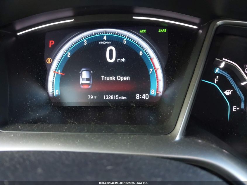 2019 Honda Civic Ex-L VIN: JHMFC1F7XKX009910 Lot: 43264419