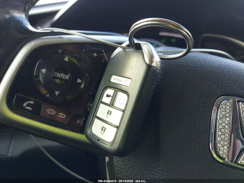 2019 Honda Civic Ex-L VIN: JHMFC1F7XKX009910 Lot: 43264419