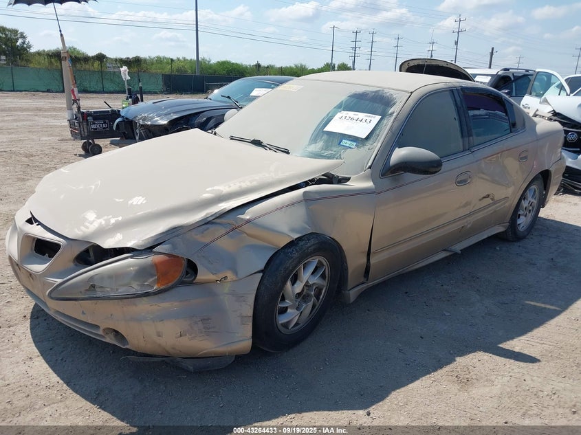 2004 Pontiac Grand Am Se1 gold sedan gasoline 1G2NF52E74M540636 photo #3