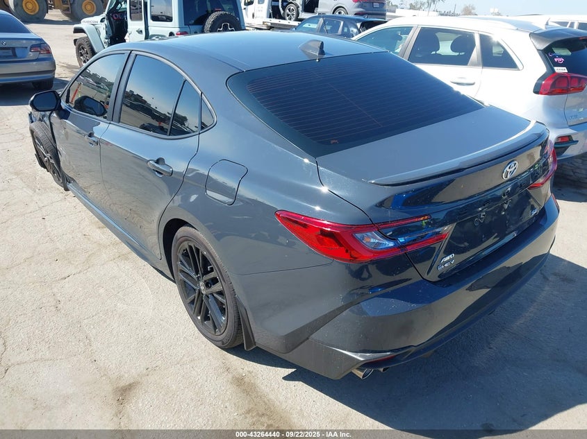 2025 Toyota Camry Se grey sedan hybrid 4T1DBADK4SU009532 photo #4