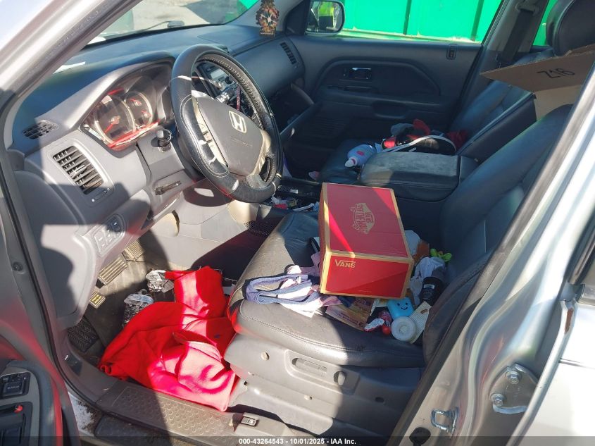 2007 Honda Pilot Ex-L VIN: 5FNYF285X7B037615 Lot: 43264543