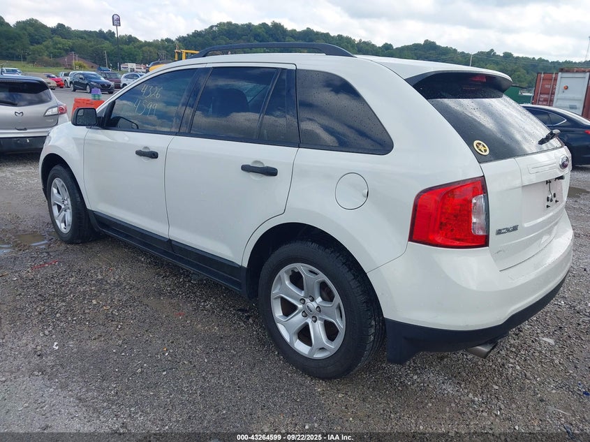 Vin: 2fmdk3g9xdbc30940, lot: 43759183, ford edge se 20133