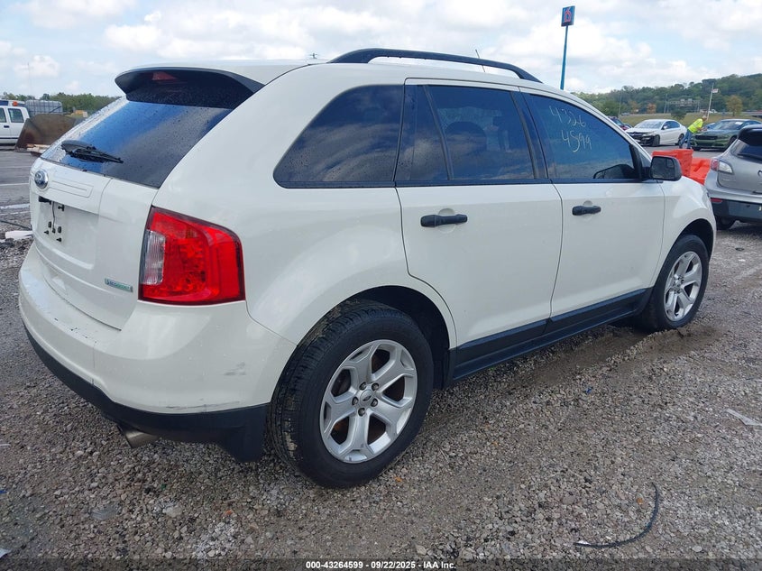 Vin: 2fmdk3g9xdbc30940, lot: 43759183, ford edge se 20134