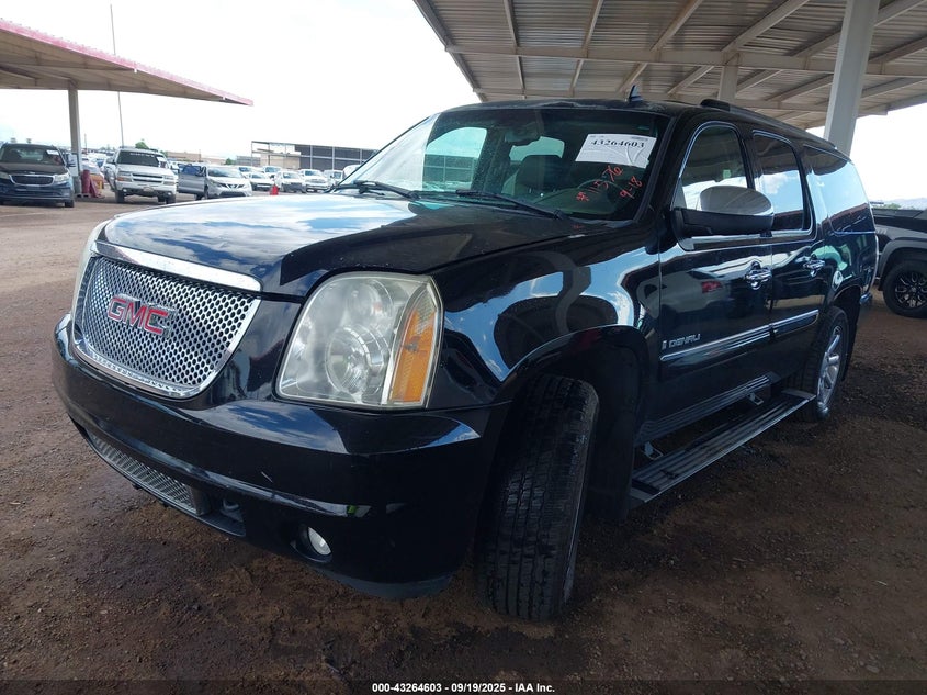 2008 GMC Yukon Xl 1500 Denali black other gasoline 1GKFK66838J115769 photo #3