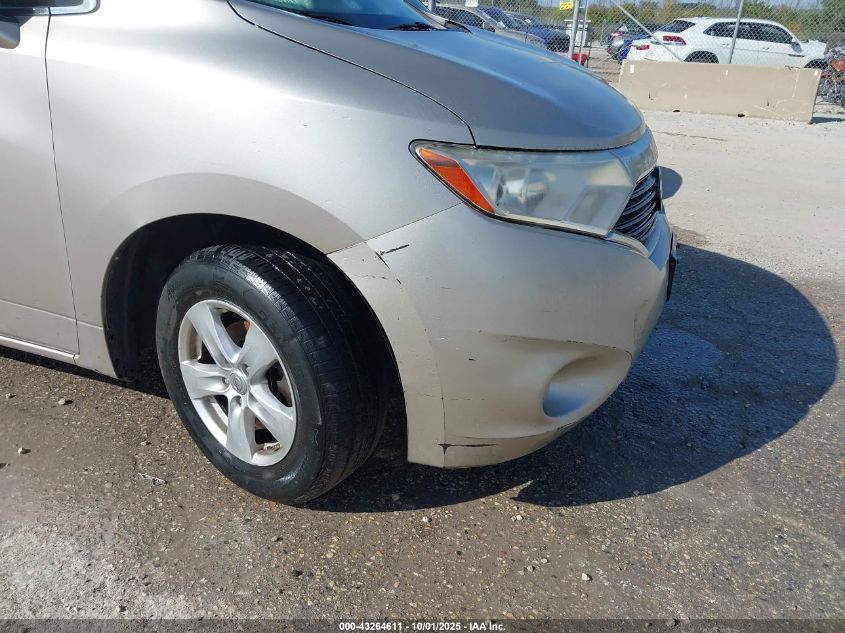 2011 Nissan Quest Sv VIN: JN8AE2KP0B9008565 Lot: 43264611