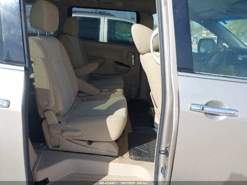 2011 Nissan Quest Sv VIN: JN8AE2KP0B9008565 Lot: 43264611