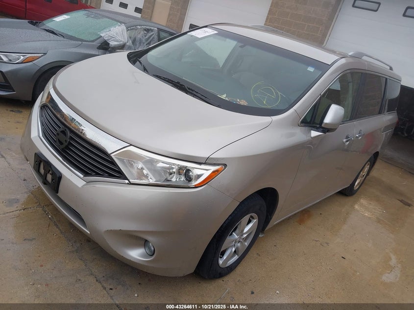 Vin: jn8ae2kp0b9008565, lot: 43759195, nissan quest sv 20112