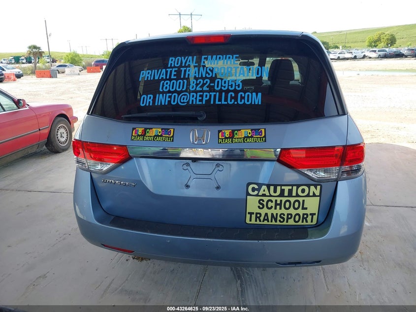 2014 Honda Odyssey Ex VIN: 5FNRL5H42EB098718 Lot: 43264625