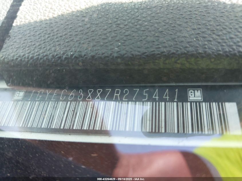 2007 Cadillac Escalade Standard VIN: 1GYEC63887R275441 Lot: 43264629