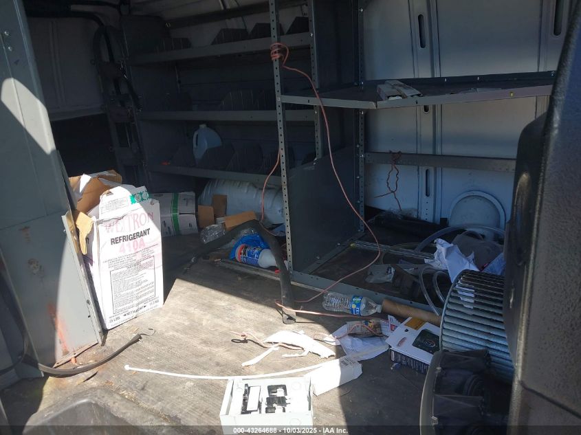 2019 Chevrolet Express 2500 Work Van VIN: 1GCWGAFP8K1187680 Lot: 43264688