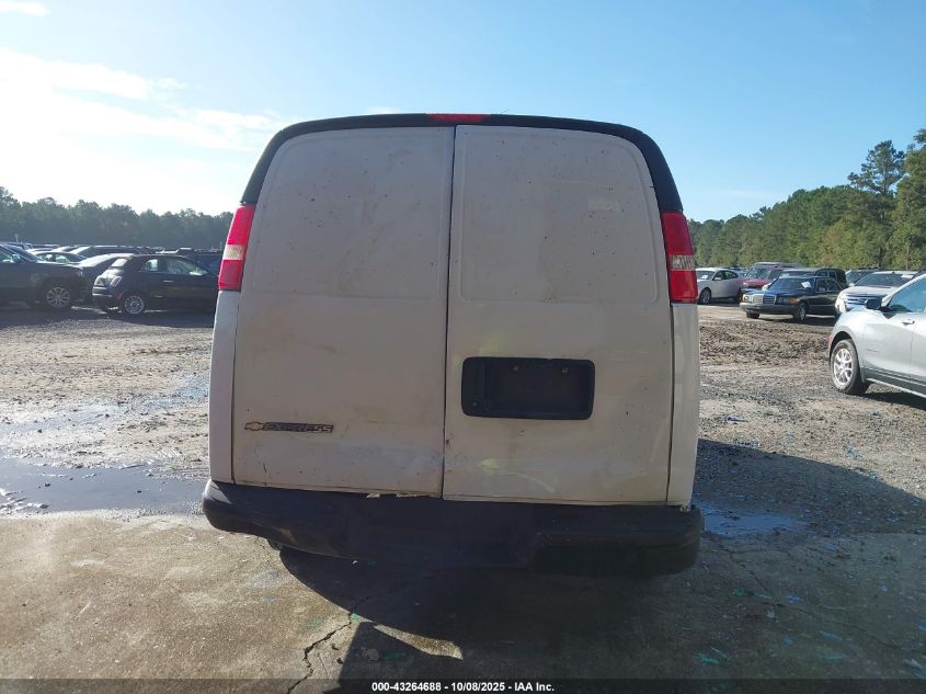 2019 Chevrolet Express 2500 Work Van VIN: 1GCWGAFP8K1187680 Lot: 43264688