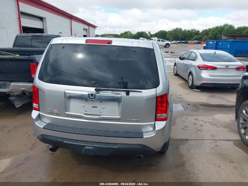2013 Honda Pilot Ex VIN: 5FNYF3H4XDB042063 Lot: 43264698