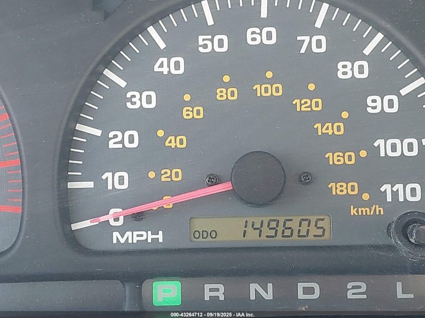 2000 Toyota 4Runner Sr5 V6 VIN: JT3GN86RXY0176624 Lot: 43264712