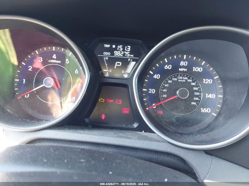 2013 Hyundai Elantra Gls VIN: 5NPDH4AE7DH203486 Lot: 43264771