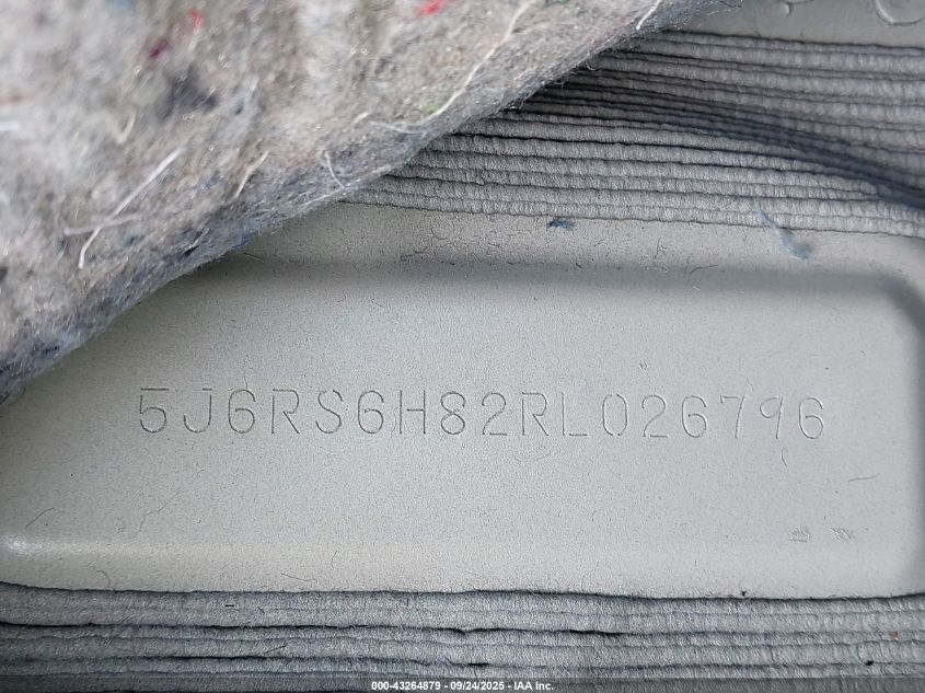 2024 Honda Cr-V Hybrid Sport-L VIN: 5J6RS6H82RL026796 Lot: 43264879