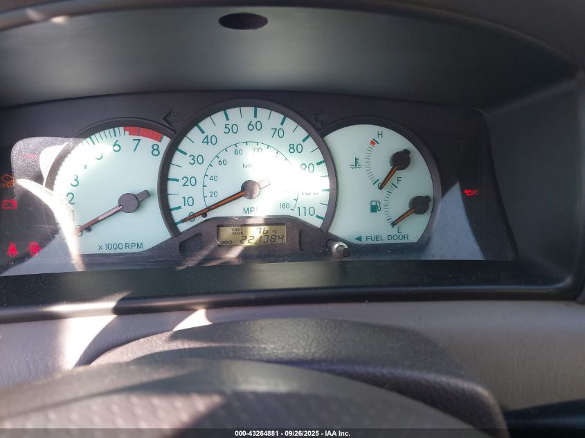 2004 Toyota Corolla Le VIN: JTDBR32E442044196 Lot: 43264881