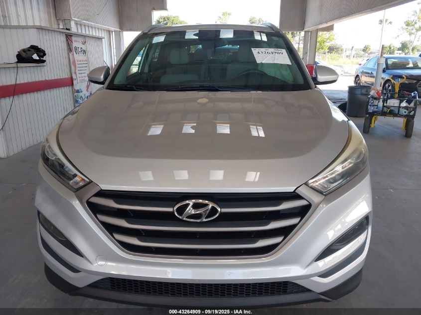 2016 Hyundai Tucson Se VIN: KM8J33A48GU172368 Lot: 43264909