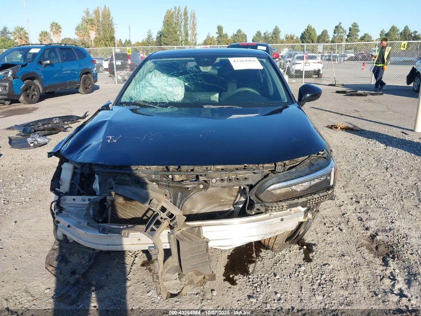 2022 Honda Civic Lx VIN: 2HGFE2F25NH540271 Lot: 43264964