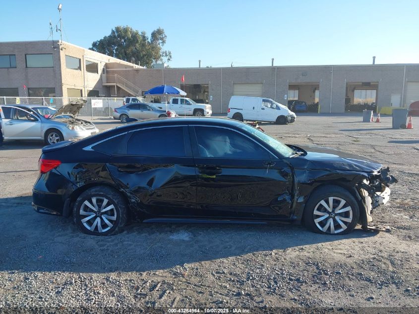 2022 Honda Civic Lx VIN: 2HGFE2F25NH540271 Lot: 43264964