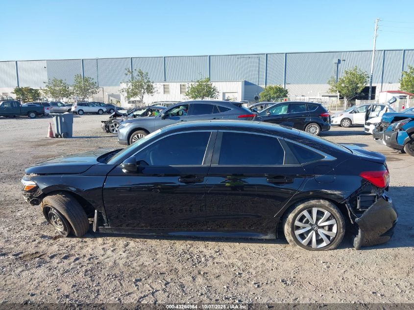 2022 Honda Civic Lx VIN: 2HGFE2F25NH540271 Lot: 43264964