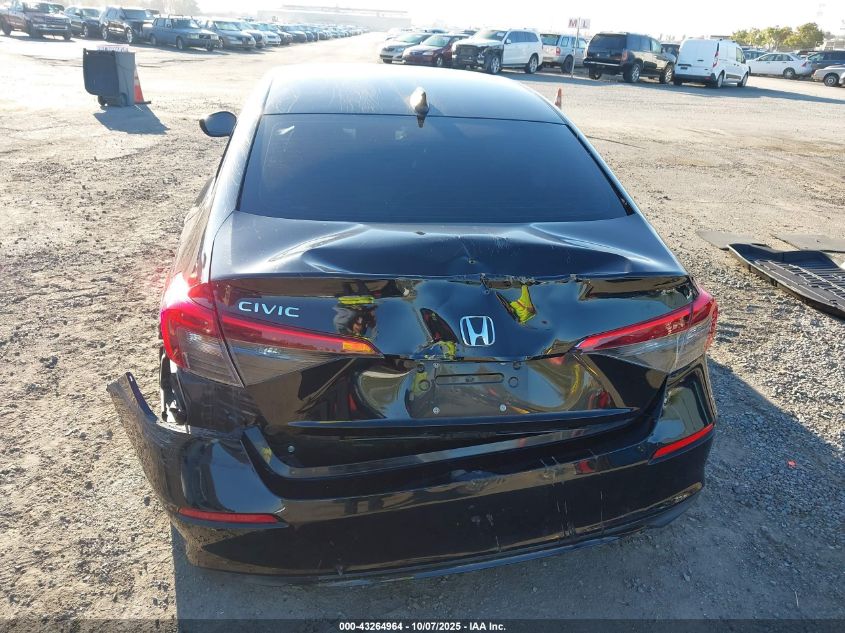 2022 Honda Civic Lx VIN: 2HGFE2F25NH540271 Lot: 43264964