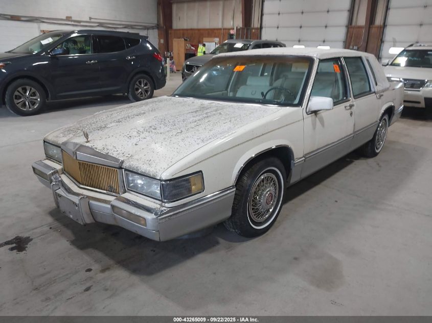 1G6CD5153K4206887 1989 CADILLAC DE VILLE photo no. 2