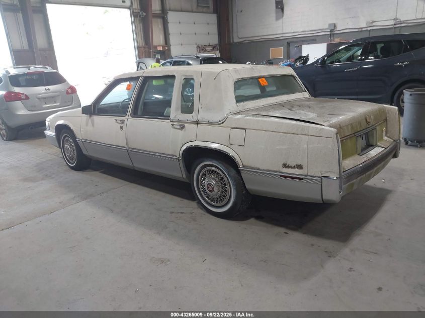 1G6CD5153K4206887 1989 CADILLAC DE VILLE photo no. 3
