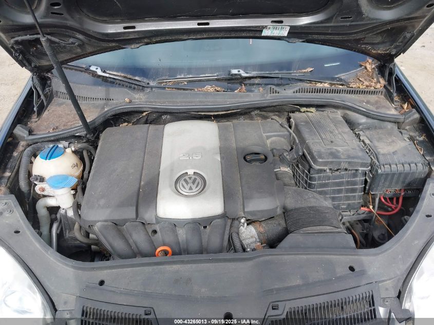 2009 Volkswagen Jetta 2.5L S VIN: 3VWKM71K19M250649 Lot: 43265013