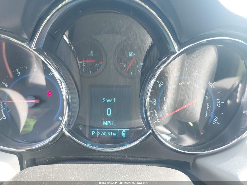 2012 Chevrolet Cruze 1Lt VIN: 1G1PF5SC7C7325170 Lot: 43265041