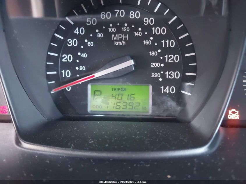 2008 Kia Spectra Ex VIN: KNAFE121785539170 Lot: 43265042