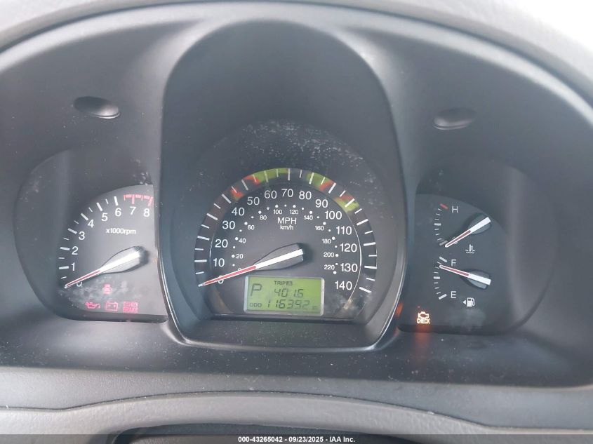 2008 Kia Spectra Ex VIN: KNAFE121785539170 Lot: 43265042