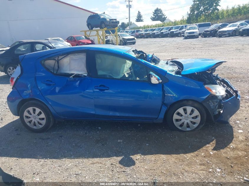 2012 Toyota Prius C Two VIN: JTDKDTB30C1503791 Lot: 43265072