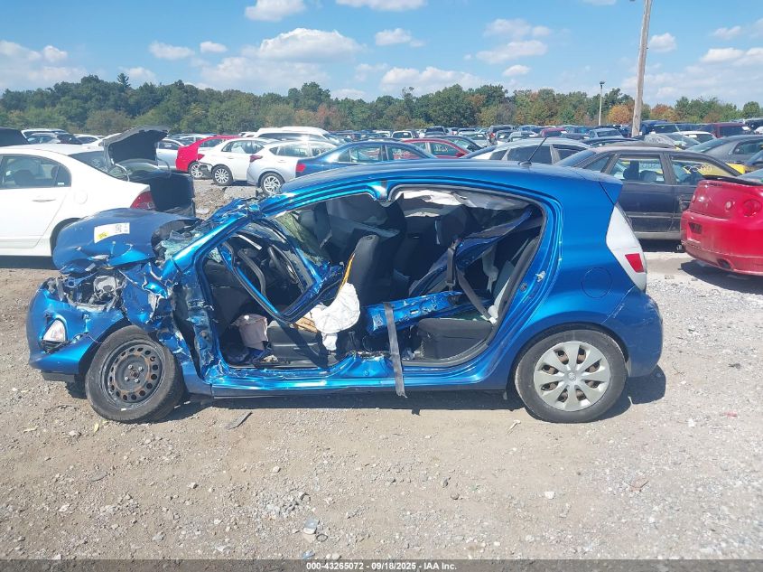 2012 Toyota Prius C Two VIN: JTDKDTB30C1503791 Lot: 43265072