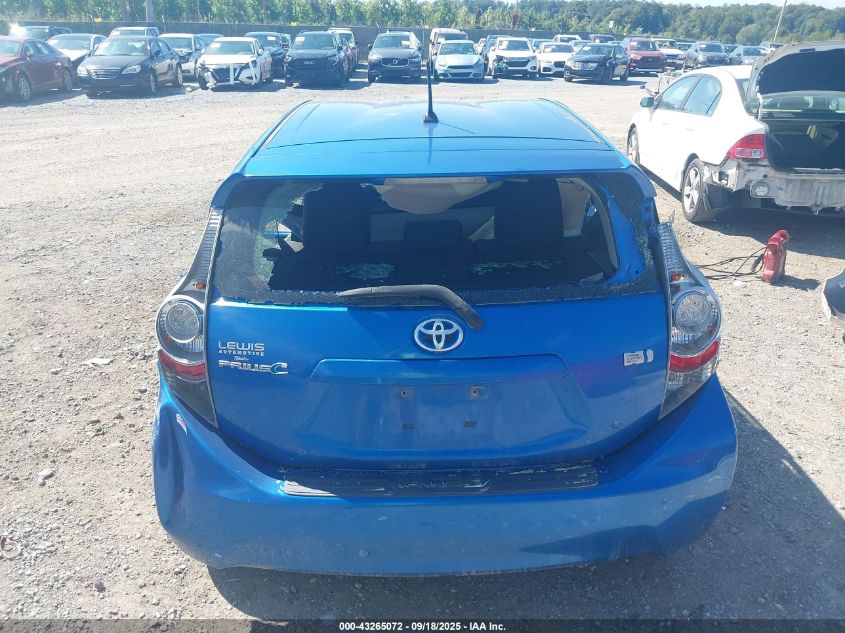 2012 Toyota Prius C Two VIN: JTDKDTB30C1503791 Lot: 43265072