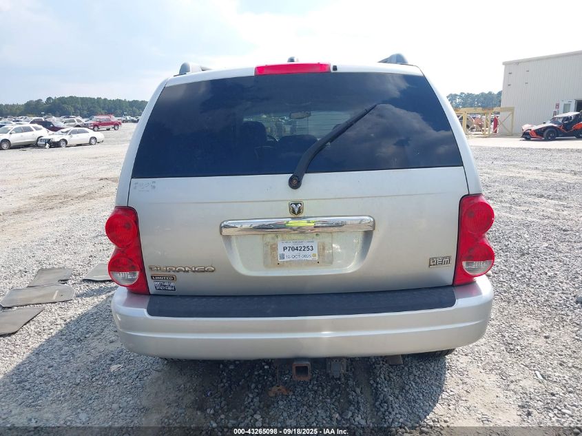 2005 Dodge Durango Limited VIN: 1D4HD58D65F537913 Lot: 43265098