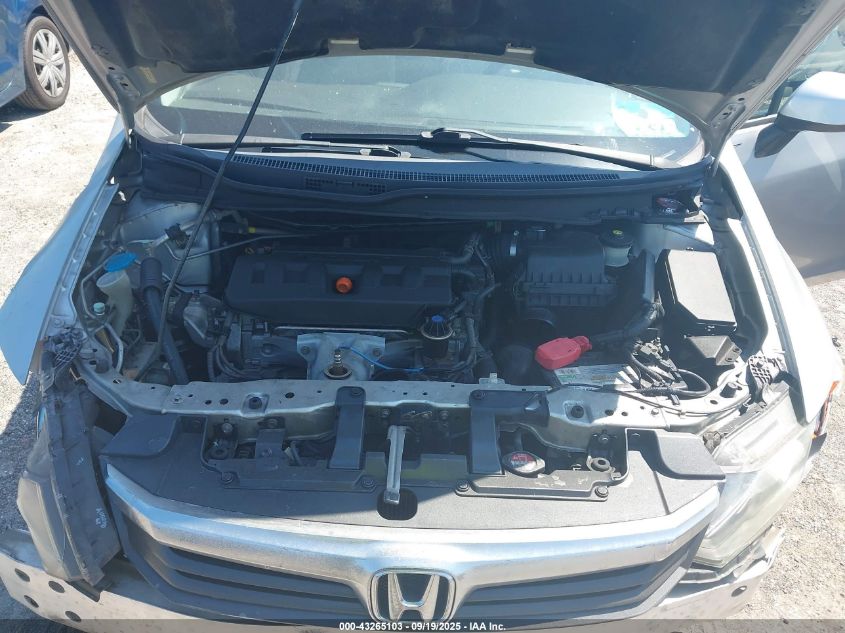 2012 Honda Civic Lx VIN: 19XFB2F56CE083206 Lot: 43265103