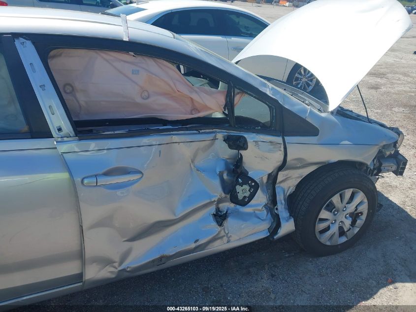 2012 Honda Civic Lx VIN: 19XFB2F56CE083206 Lot: 43265103