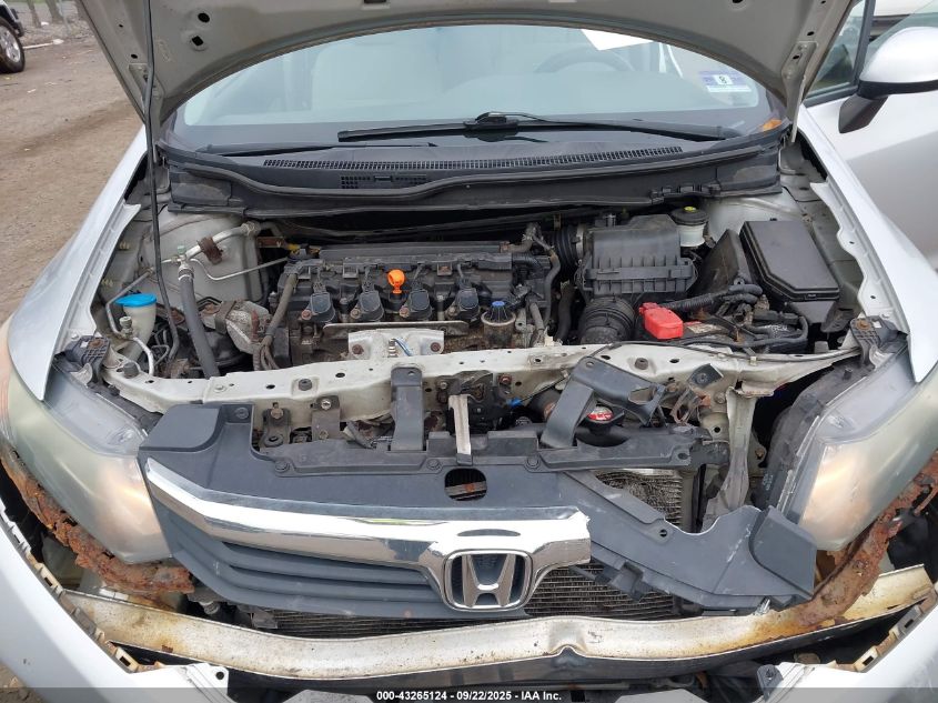 2012 Honda Civic Lx VIN: 2HGFB2F55CH306146 Lot: 43265124
